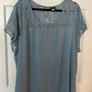 Torrid Blue Lace Women's Top